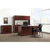 Hon Pedestal Desk, 36 in D, 72" W, 29.5" H, Mahogany, Woodgrain Laminate H94271.NN